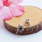 1 Pair Women Vintage Animal Frog Stud Earring Classic Ational Temperament Earrings For Girl Gift
