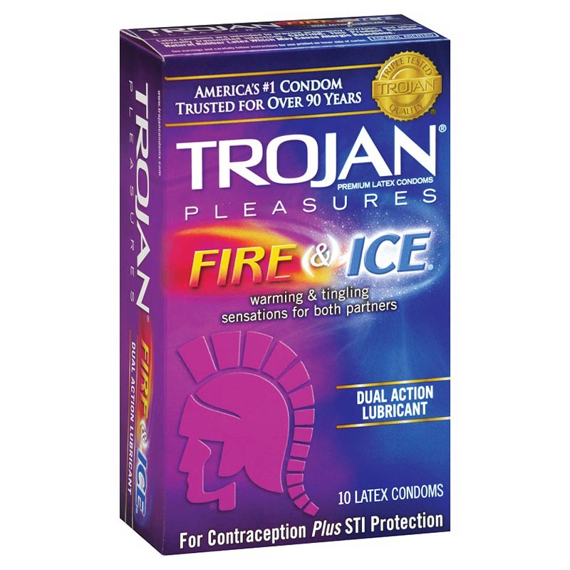 TROJAN PLEASURES FIRE & ICE CM 3