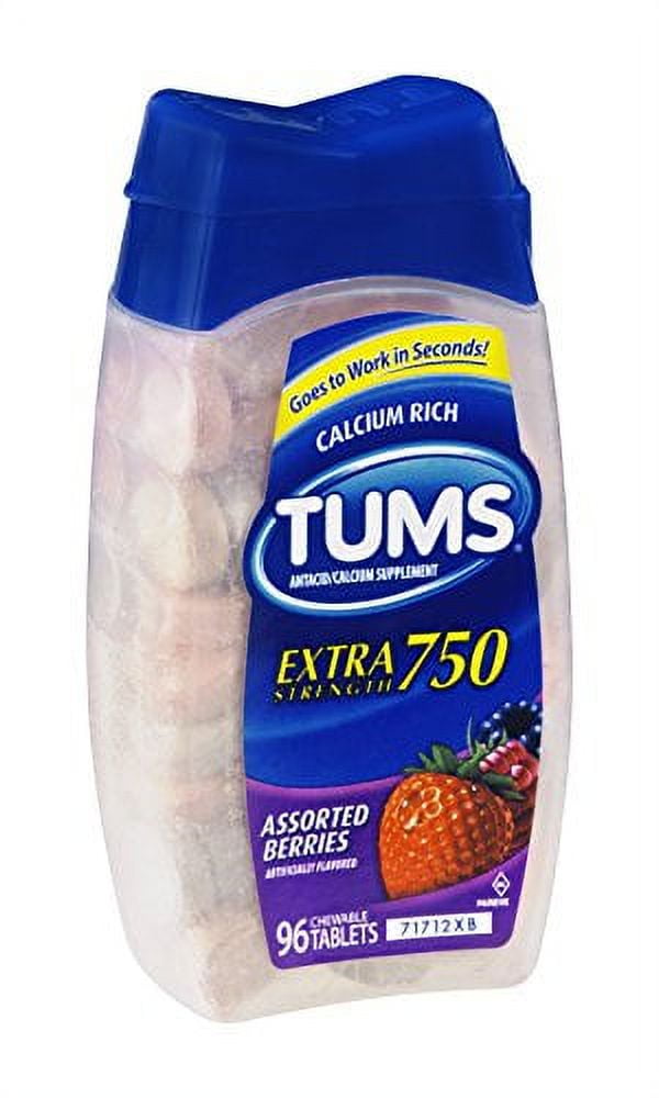 TUMS E-X CW 750MG 96 ASTD BRY
