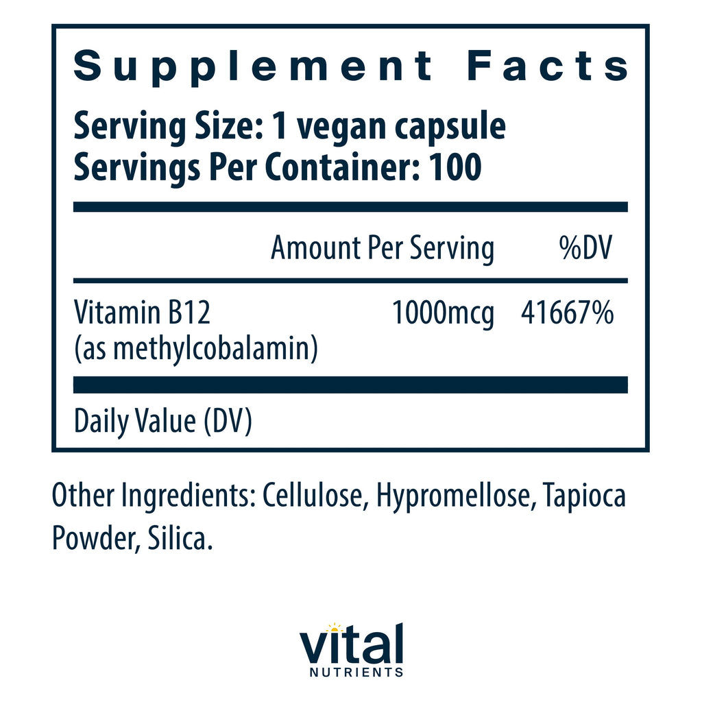 VITAMIN B-12 TB 1000MCG 100 SL