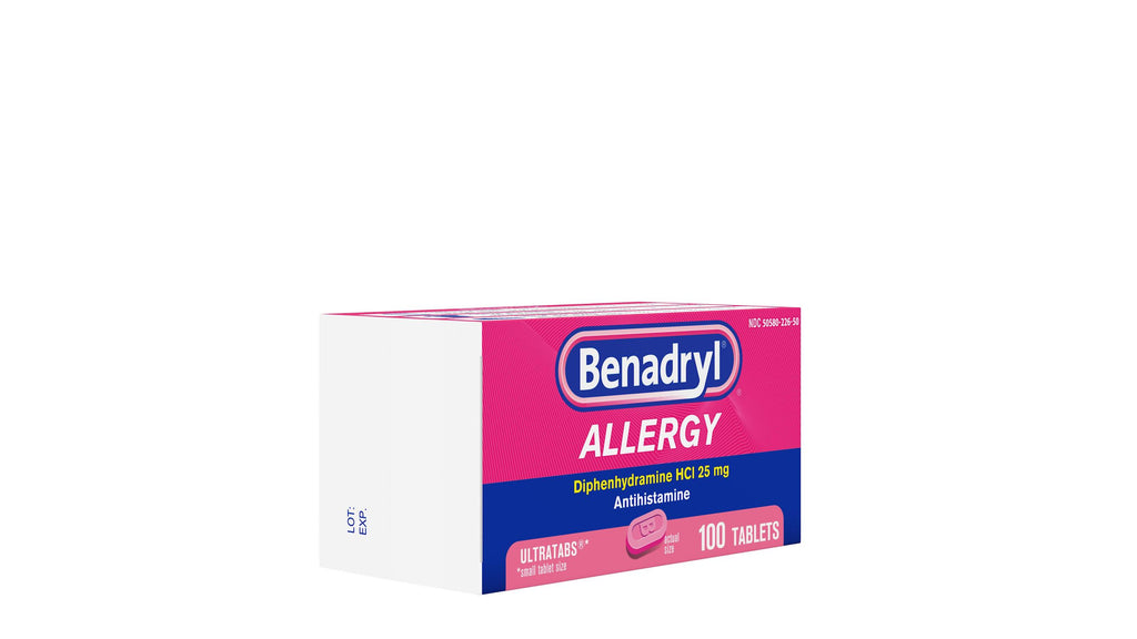 BENADRYL ALLERGY TB 25MG 100 ULTB