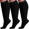 GNP SOCK MEN KNEE 20-30MMHG BLACK XL