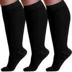 GNP SOCK MEN KNEE 20-30MMHG BLACK XL