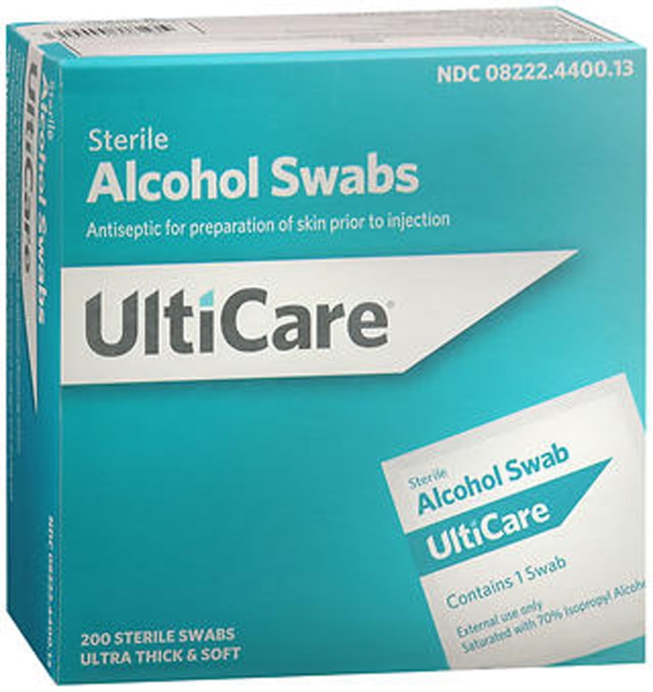 ALCOHOL SWAB 100CT ULTICARE