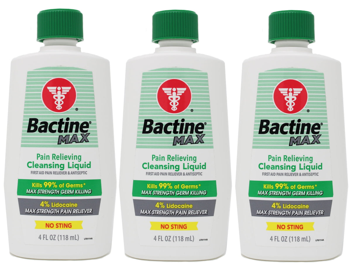 BACTINE MAX SX 4-0.13% 150ML CLN