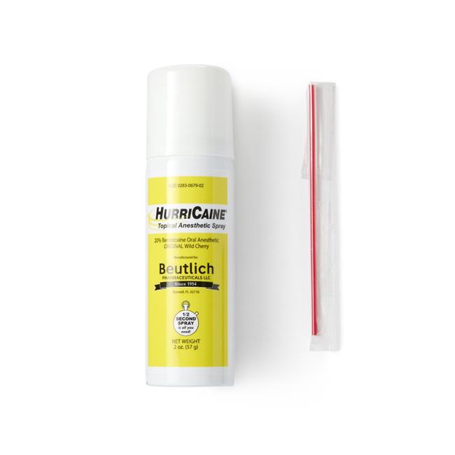 HURRICAINE 20% SPRAY CHERRY 2OZ