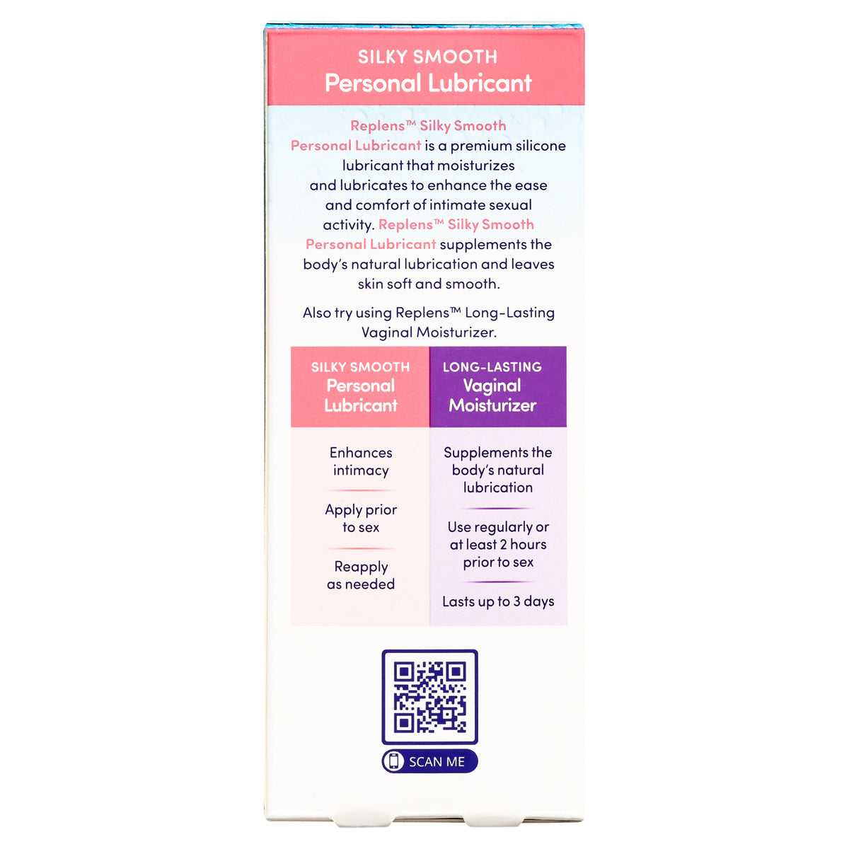 REPLENS SILKY SMOOTH LUBRICANT 2.7 OZ