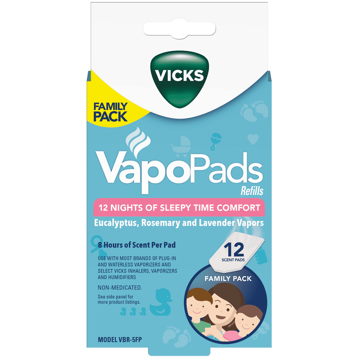 VICKS VAPOPADS REFILLS PA 12 STH