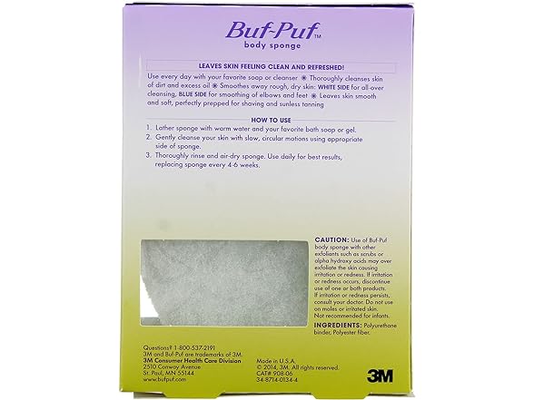 BUF-PUF BODYMATE SPONGE