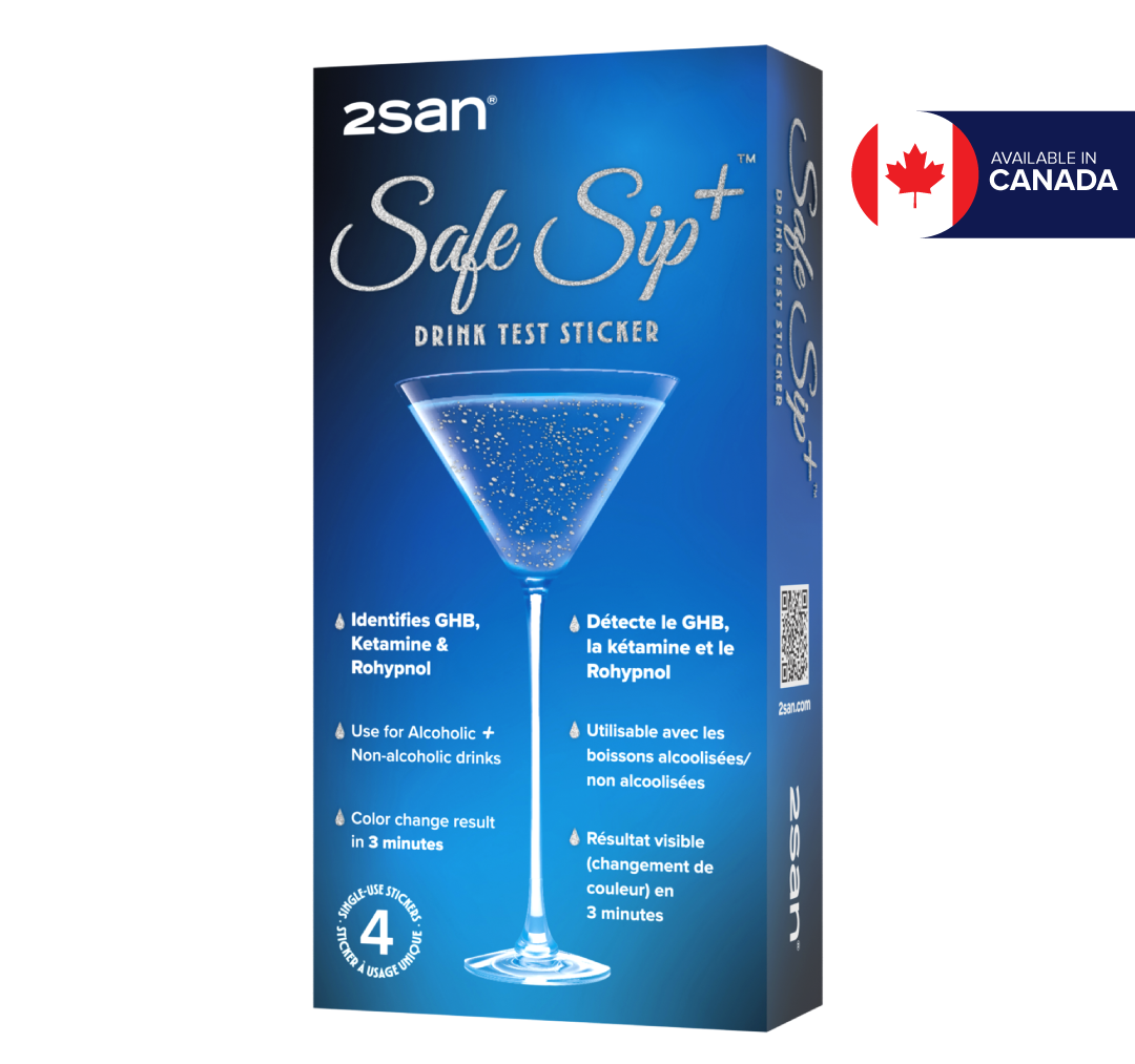2SAN SAFE SIP PLS DRINK STICKER TEST 4CT