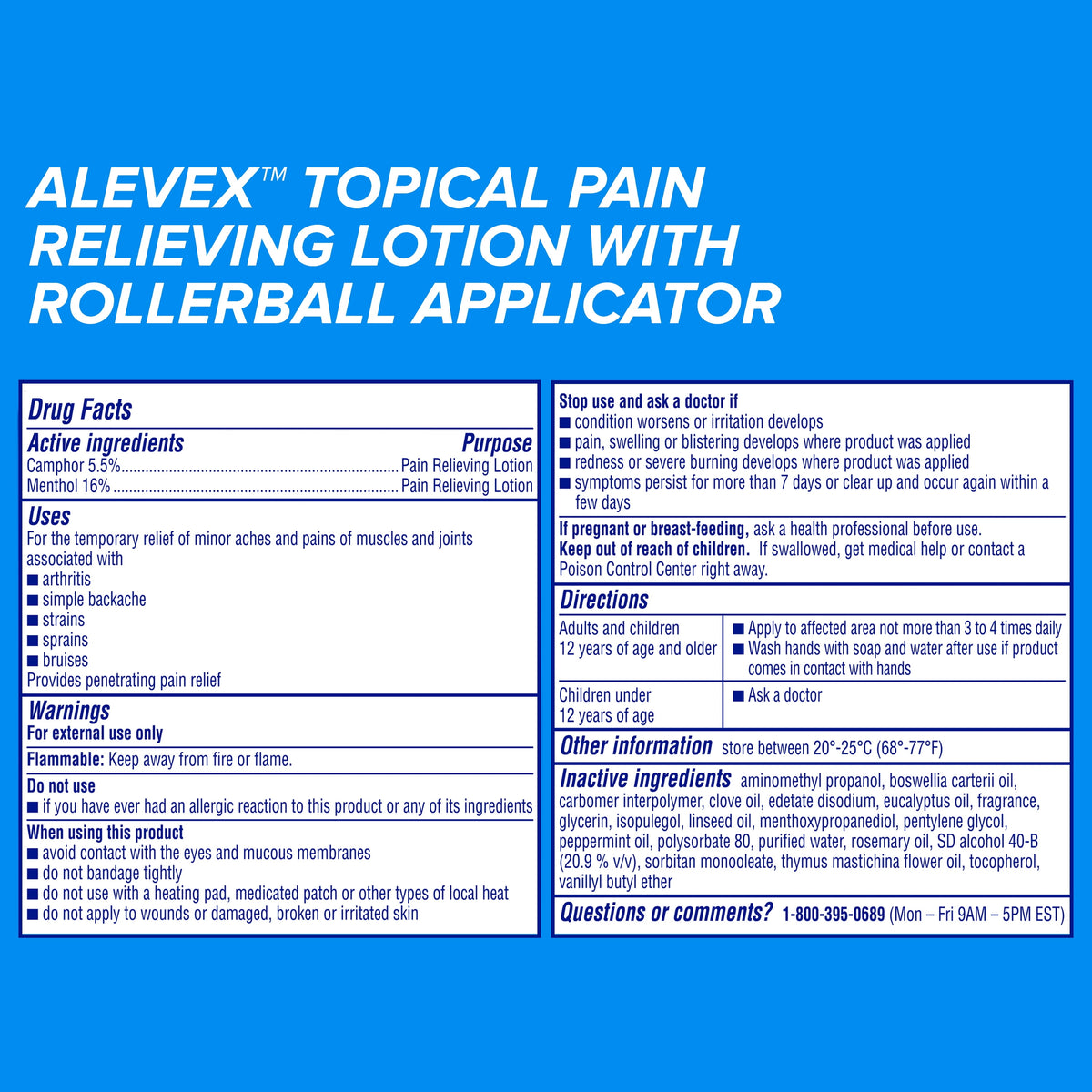 ALEVEX P/RLV LT 16-5.5% 72GM MS