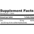 ZINC 50MG ELEMENTAL  CP 220MG 100