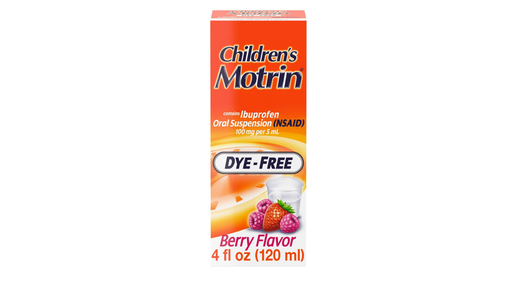 MOTRIN CHILD BERRY D/F LIQ 8OZ