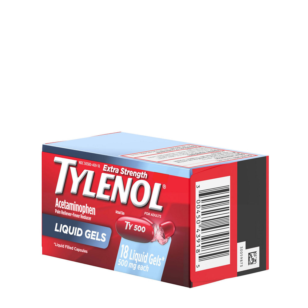 TYLENOL EXTRA STRENGTH 500 MG LGL 18CT