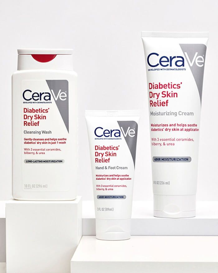Cerave Diabetics Dry Skin Relief Moisturizing Cream 8oz