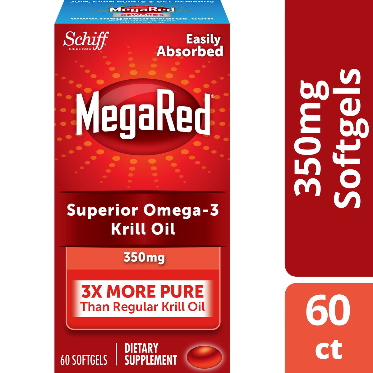 MEGARED OMEGA-3 KRILL OIL GC 60