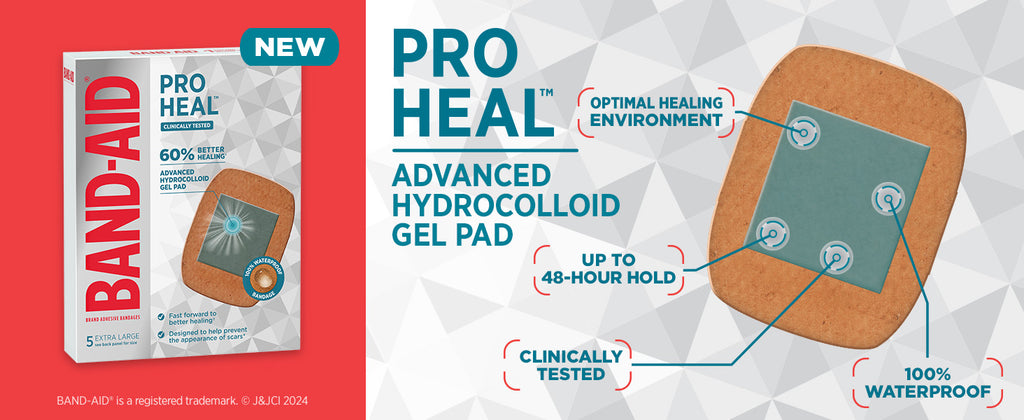 BANDAID PRO HEAL AP 10 REGULAR