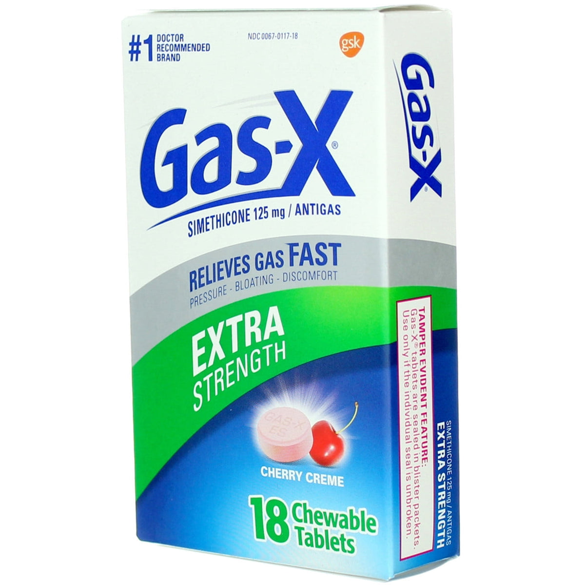GAS-X  CW 125MG 18 CHERRY ES
