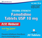 GNP FAMOTIDINE ORIG/STR 10 MG TAB 30