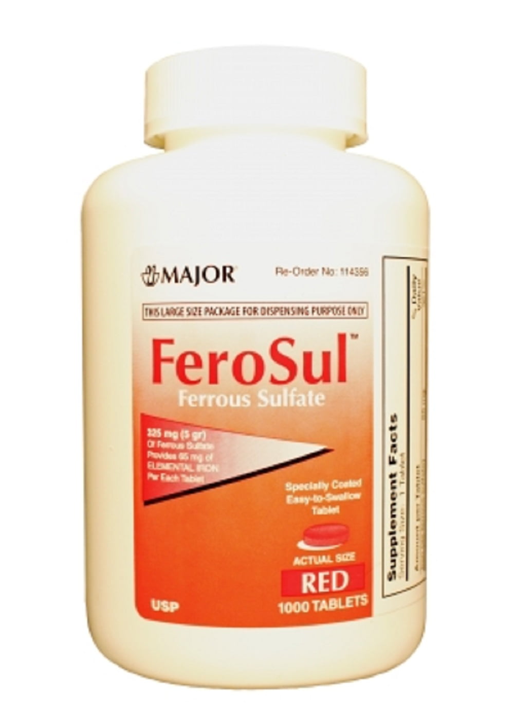 FEROSUL TB 325MG 1000 GREEN