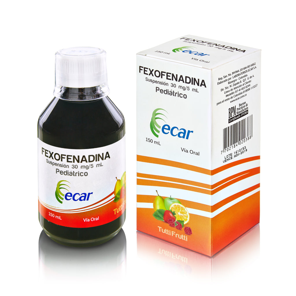 FEXOFENADINE CHILD 30 MG-5 ML SUS 120 ML