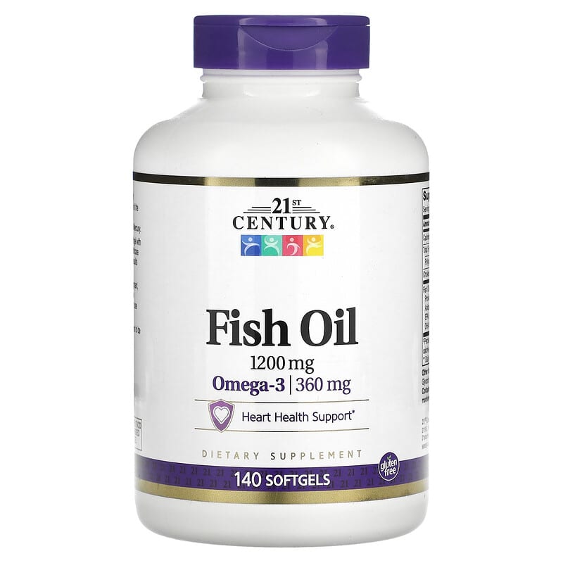 FISH OIL 1200MG SOFTGEL 140CT 21ST CENT
