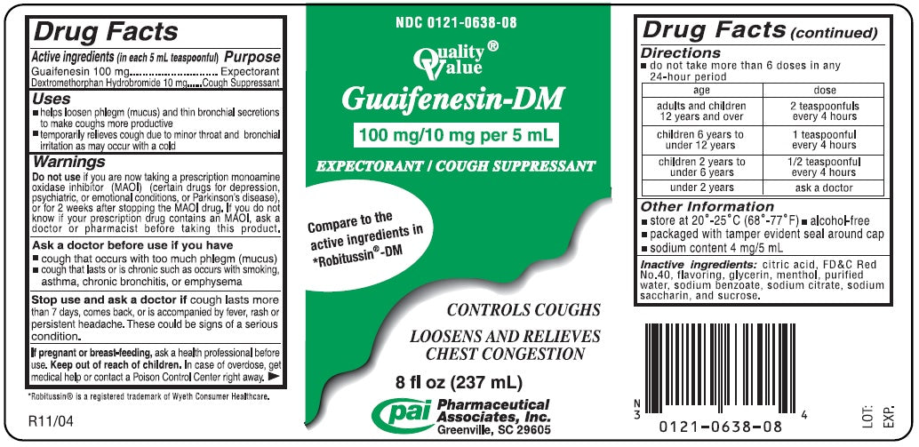 GUAIFENESIN DM SR 100-10/5 237ML