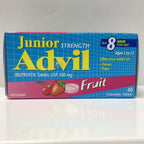 ADVIL JUNIOR STRN CW 100MG 24 GRP