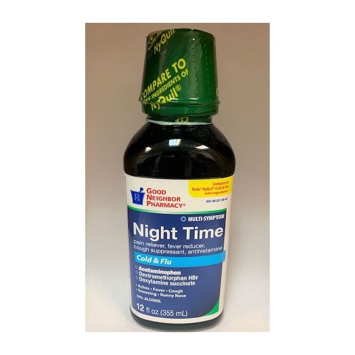 GNP NIGHT TIME ORIGINAL 30 MG LIQ 12OZ