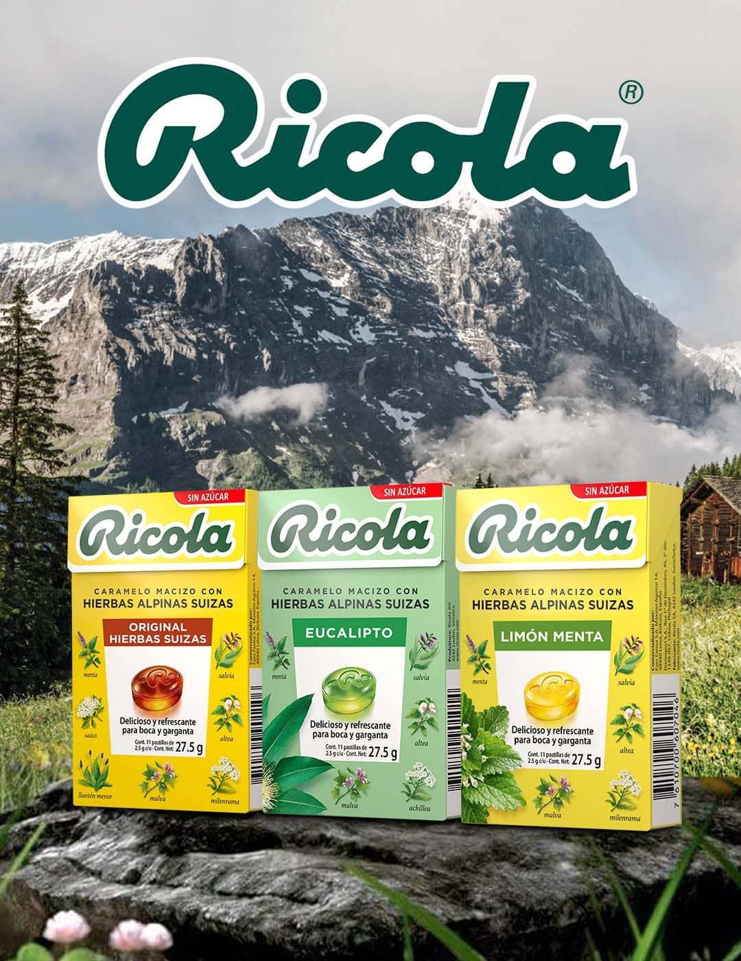 RICOLA LZ 1.1MG 19 LMN MNT SF