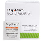 EASY TOUCH ALCOHOL PREP PAD 200CT