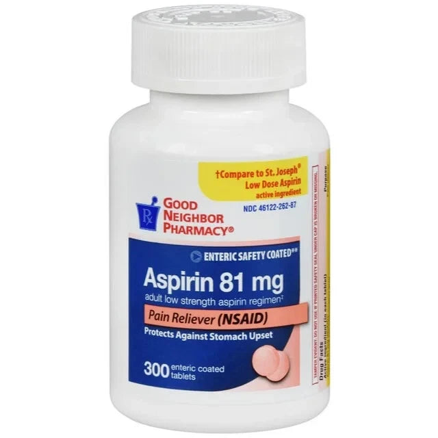 GNP ASPIRIN 81 MG EC TAB 300CT