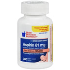 GNP ASPIRIN 81 MG EC TAB 300CT