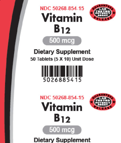 VITAMIN B12 250 MCG TAB 50 (5X10) UD