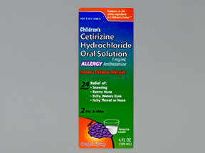 CETIRIZINE HCL SL 1MG/ML 120ML