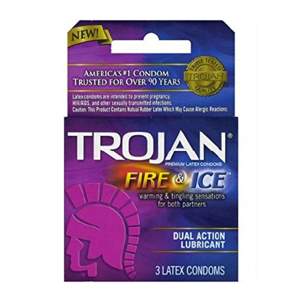 TROJAN PLEASURES FIRE & ICE CM 3